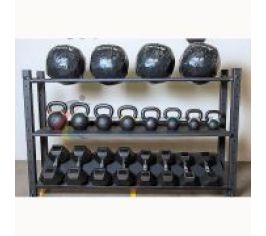 Модульные стеллажи для гантелей, гирь и медболов