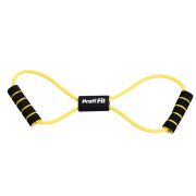 Эспандер трубчатый восьмерка, желтый, сопротивление слабое 3,5 кг PROFI-FIT РАСПРОДАЖА