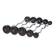 Набор изогнутых штанг POWER (шаг 5 кг, 5 шт) PROFI-FIT 10-30 кг