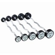 Набор изогнутых полиуретановых штанг LEVEL (шаг 5 кг, 5 шт) PROFI-FIT 10-30 кг