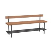 Скамья для раздевалок со спинкой 2 м ZAVODSPORTA