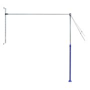 Перекладина гимнастическая пристенная (на растяжках) ZAVODSPORTA