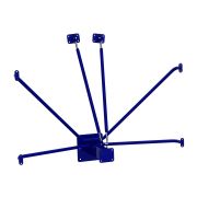 Ферма для баскетбольного щита игрового на растяжках вынос 500 мм ZAVODSPORTA