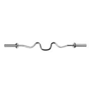 Гриф для штанги EZ-образный (до 150 кг, замки-пружины) D50 мм PROFI-FIT