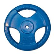 Диск обрезиненный 3 HANDLE цветной D26 мм PROFI-FIT 20 кг