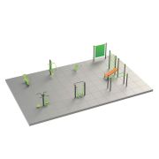 S-1002 Спортивная площадка 104 кв.м ZAVODSPORTA