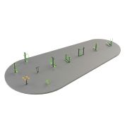 S-1006 Спортивная площадка 181 кв.м ZAVODSPORTA