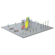 S-1009 Спортивная площадка 210 кв.м ZAVODSPORTA