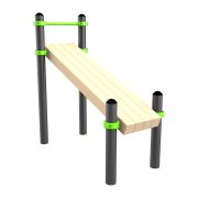 W208 Воркаут Наклонная скамья для упражнений на пресс ZAVODSPORTA