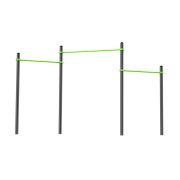 W220 Воркаут Перекладины разноуровневые для подтягивания из виса ZAVODSPORTA