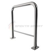 Велопарковка Евро-стандарт-2 из нержавеющей стали 42 мм