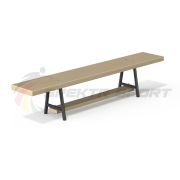 Скамья гимнастическая 1500 мм. (2 метал. нож.)