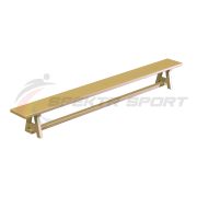 Скамейка гимнастическая 1500 мм. (2 деревянные ножки)
