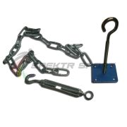 Крепление для коней, козлов (пластина, цепь, талреп)