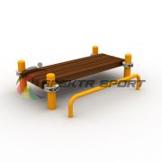 Лавочка Воркаут для пресса с упором для ног SP WRK-34_76mm