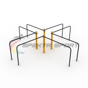 Комплекс брусьев уличных крестообразный SP WRK-92_76mm