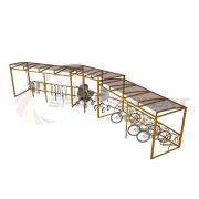 Велопарковка крытая Бетта-Парк 100