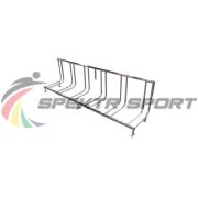 Велопарковка на 6 мест Classic-6N из нержавеющей стали