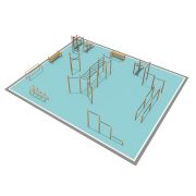 Районная площадка для Воркаут и WRK 2_76mm