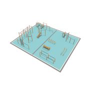 Районная площадка для Воркаут и WRK 1_76mm