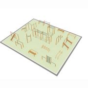 Парковая площадка для Воркаут и WRK 5_76mm