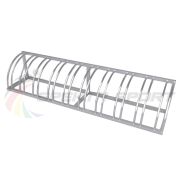 Велопарковка Гамма-Кси 10N (из нерж. стали) на 10 веломест цельносварная