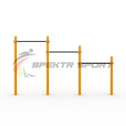 Каскад турников тройной для воркаут SP WRK-59_76mm