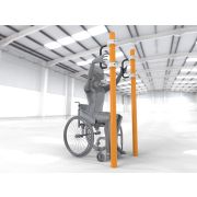 Брусья параворкаут для подтягивания на коляске WRK-D07_76mm