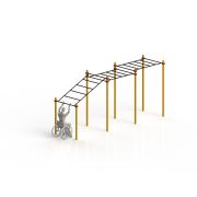 Рукоход разноуровневый для колясочников WRK-D09_76mm