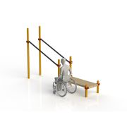 Брусья параворкаут в подъем со скамьей WRK-D14_76mm