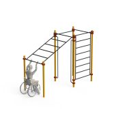 Спортивный комплекс для инвалидов-колясочников WRK-D15_76mm