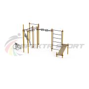 Спортивный комплекс для инвалидов-колясочников WRK-D17_76mm