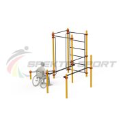 Спортивный комплекс для инвалидов-колясочников WRK-D18_76mm