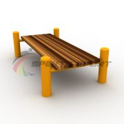 Лавочка стандартная для Воркаут SP WRK-14E_76mm