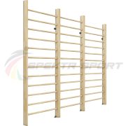 Стенка шведская трехсекционная, ширина 2400 мм, высота 2400 мм