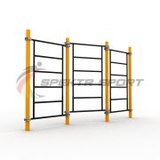 Тройная шведская стенка Воркаут SP WRK-72_76mm