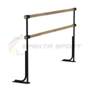 Хореографический станок двухрядный напольный Батман 1,5 м