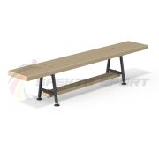 Скамья гимнастическая 1500 мм (2 регулир. мет. ножки)