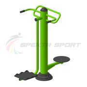 Уличный тренажер взрослый Диск + Маятник для двоих ТС 225