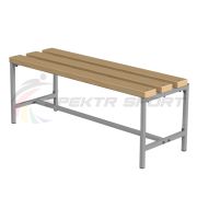 Скамейка для раздевалок без спинки (разборная) 2000 мм