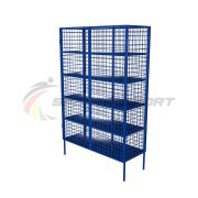 Стеллаж для хранения инвентаря закрытый 1250х500х2000 (разборный)