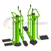 Уличный тренажер взрослый Лыжники + Маятник + Шпагат для четверых ТС 401