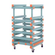 Корзина для плавательного инвентаря, нудл жесткий ПВХ 600х600х1000 мм