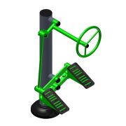 Тренажер уличный для людей с ОВЗ Степ с тягой ТС 1008