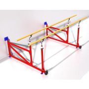 Брусья гимнастические пристенные массовые (жердь дерево)