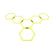 Набор шестиугольных напольных обручей Jögel Agility Hoops (JA-216), 6 шт