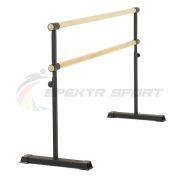 Переносной хореографический станок регулируемый двухрядный Адажио. Дуб