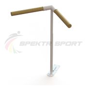 Стойка угловая напольная хореографического станка однорядного Батман