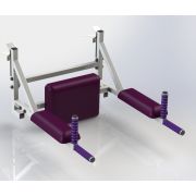 Брусья-пресс и подставка под штангу Джет 4 цв. белый