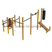 Комплекс для занятий Воркаут SP WRK-105_76mm